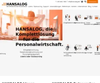 HDS-Portal.de(Entgeltabrechnung, Reisekostenabrechnung, Personalmanagement, Outsourcing, ERP) Screenshot