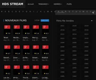 HDS-Stream.xyz(Site de streaming vf) Screenshot