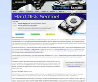Hdsentinel.com(Hard Disk Sentinel) Screenshot