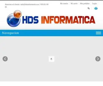 Hdsinformatica.es(Informática y consumibles HUELVA) Screenshot