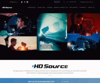 Hdsource.ca(Main Home) Screenshot