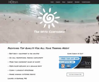 Hdtanning.com(Tan With Confidence) Screenshot
