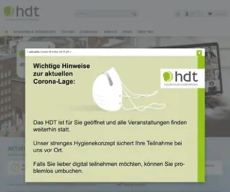HDT.de(Haus der Technik e) Screenshot