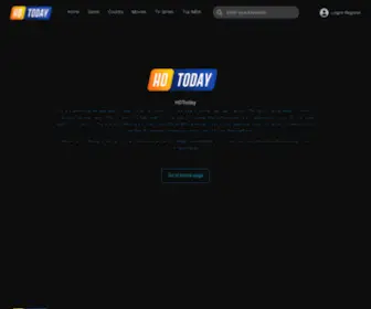Hdtoday.sc(hdtoday) Screenshot