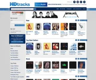 HDtracks.com(HDtracks is a high) Screenshot