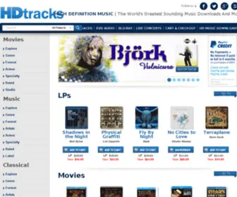 HDtracksrecordstore.com(Online Store) Screenshot