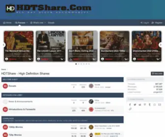 HDTshare.com(High Definition Shares) Screenshot