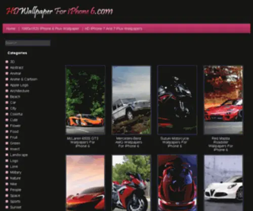 Hdwallpapersforiphone6.com(HD Wallpapers For iPhone 6) Screenshot