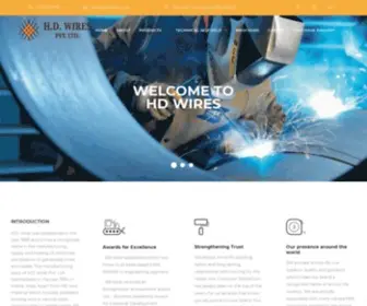 Hdwires.com(GI Wire In India) Screenshot
