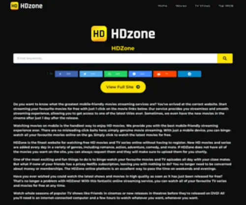 Hdzone.tv(Watch Movies HD Online and Stream Series online Free) Screenshot