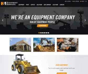 HE-Equipment.com(H&E Equipment Services) Screenshot