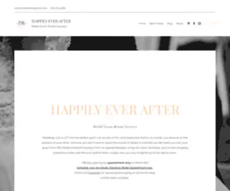 Heabridal.com(Happily Ever After Bridal Services) Screenshot