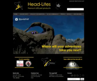 Head-Lites.com(Head-Lites Pet Products Inc) Screenshot