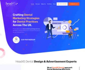 Head45Dental.co.uk(Dental Marketing) Screenshot