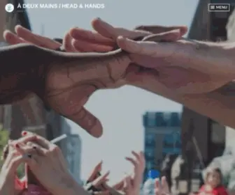 Headandhands.ca(À Deux Mains) Screenshot