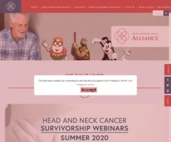 Headandneck.org(Head and Neck Cancer Alliance) Screenshot