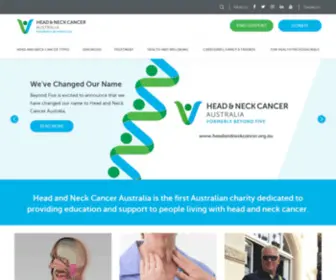 Headandneckcancer.org.au(Head and Neck Cancer Australia) Screenshot