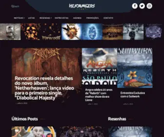 Headbangersbr.com(Headbangers Brasil) Screenshot