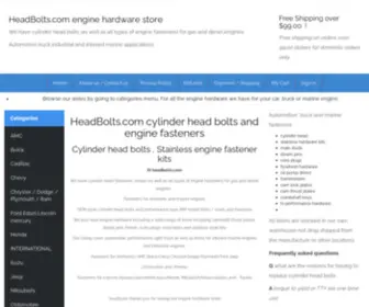 Headbolts.com(Headbolts cylinder head bolts) Screenshot