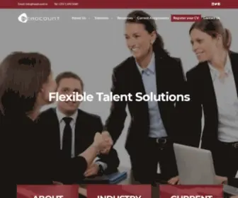 Headcount.ie(Headcount Flexible Talent Solutions) Screenshot