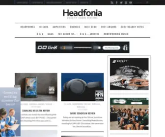 Headfonia.com(Headphone Reviews) Screenshot