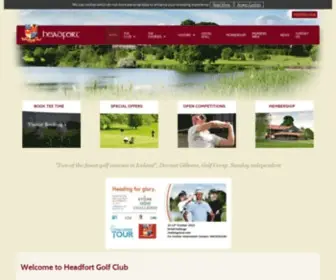 Headfortgolfclub.ie(Headfort Golf Club) Screenshot