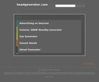 Headgenerator.com(Head Generator) Screenshot