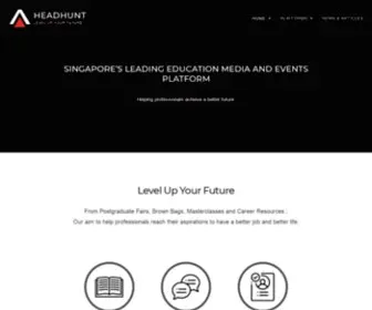 Headhunt.com.sg(Level Up Your Future) Screenshot