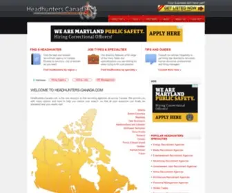 Headhunters-Canada.com(HeadHunters Canada) Screenshot