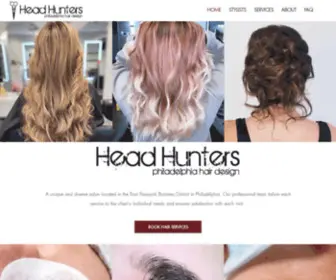 Headhuntershairdesign.com(Headhunters Hair Design) Screenshot