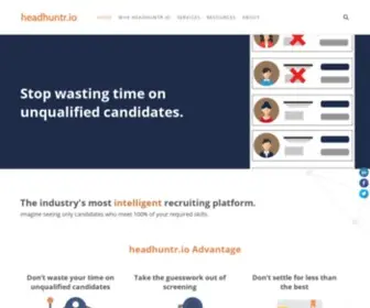 Headhuntr.io(Intelligent Recruiting Platform) Screenshot