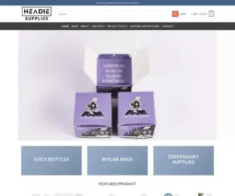 Headiesupplies.com(Boston CBD Packaging & Graphic Design) Screenshot