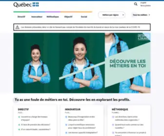 Headingforsuccess.com(Découvre les métiers d’avenir au Québec) Screenshot