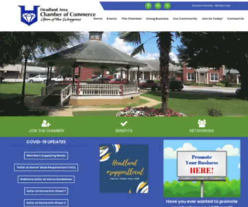 Headlandal.com(The Headland Area Chamber of Commerce) Screenshot