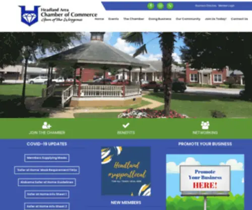 Headlandal.org(The Headland Area Chamber of Commerce) Screenshot