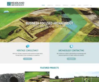 Headlandarchaeology.com(Headland Archaeology) Screenshot