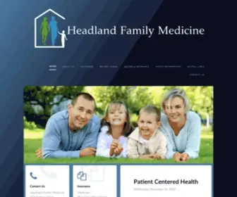 Headlandfamilymedicine.com(Headland Family Medicine) Screenshot