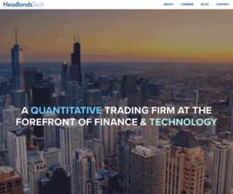 Headlandstech.com(Headlands Technologies LLC) Screenshot