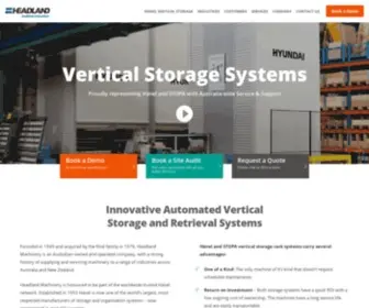 Headlandstorage.com.au(Headland Machinery) Screenshot