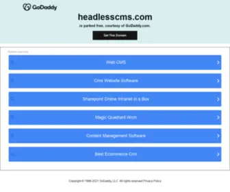 Headlesscms.com(Headlesscms) Screenshot