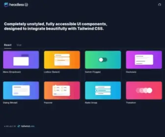 Headlessui.dev(Headlessui) Screenshot