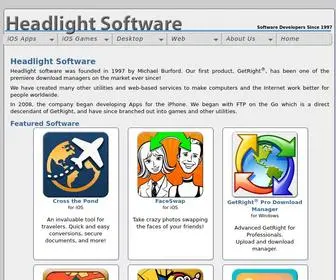 Headlightinc.com(Headlight Software) Screenshot
