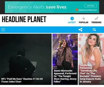 Headlineplanet.com(Headline Planet) Screenshot
