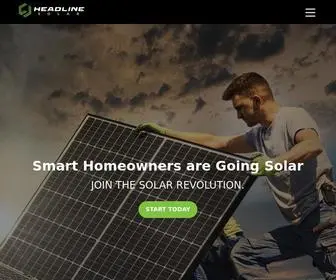 Headlinesolar.com(Headline Solar) Screenshot