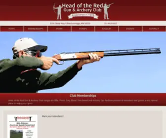 Headofthered-Trapclub.com(Head of the Red Gun & Archery Club) Screenshot