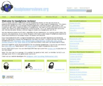 Headphonereviews.org(Headphone Reviews) Screenshot