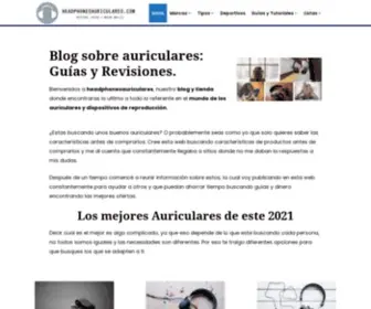 Headphonesauriculares.com(Revista digital sobre AURICULARES) Screenshot