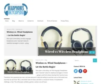 Headphonesencyclopedia.com(Headphones Encyclopedia) Screenshot