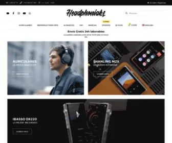 Headphoniaks.com(Tienda Online de Auriculares y Sonido) Screenshot