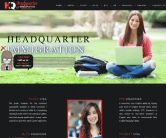 Headquarterofimmigration.com(Headquarter of Immigration Services) Screenshot